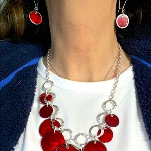 Necklace and earring set